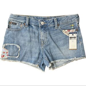 Polo Ralph Lauren Embroidery Denim Short NEW